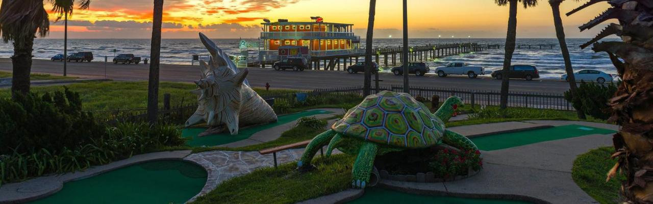 Beach Escape - Top Floor Ocean Views - Heated Pool - Seawall Blvd Galveston Exterior foto